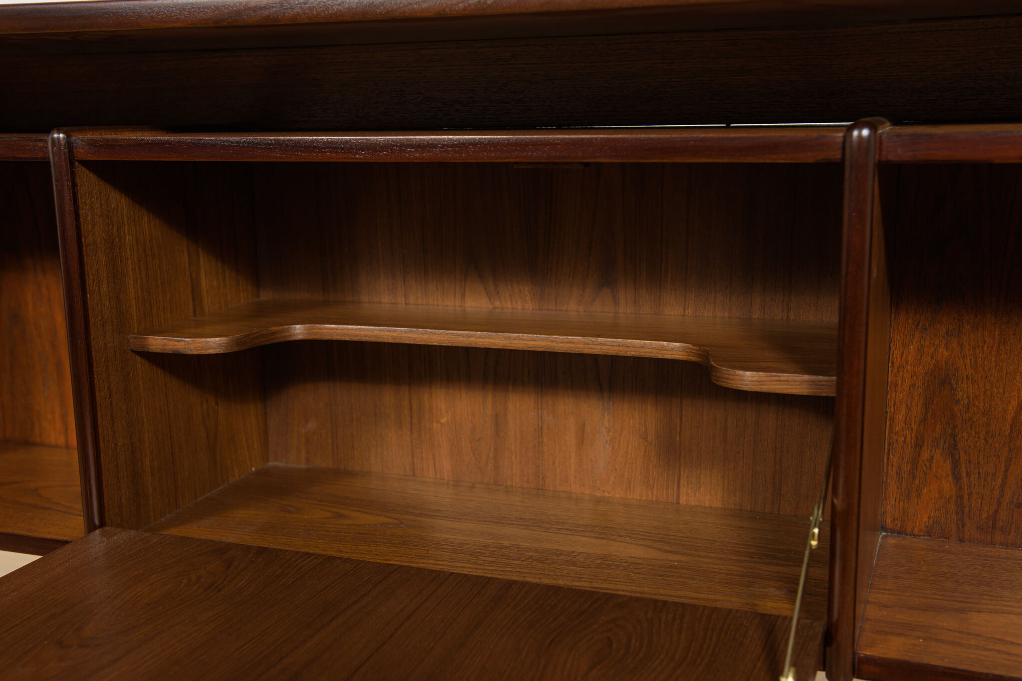 Mid-Century Freestanding Teak Desk, Denmark, 1960s
