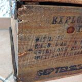 Old wooden crate explosive industrial style 50
