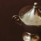 Vintage silver plated milk and sugar set