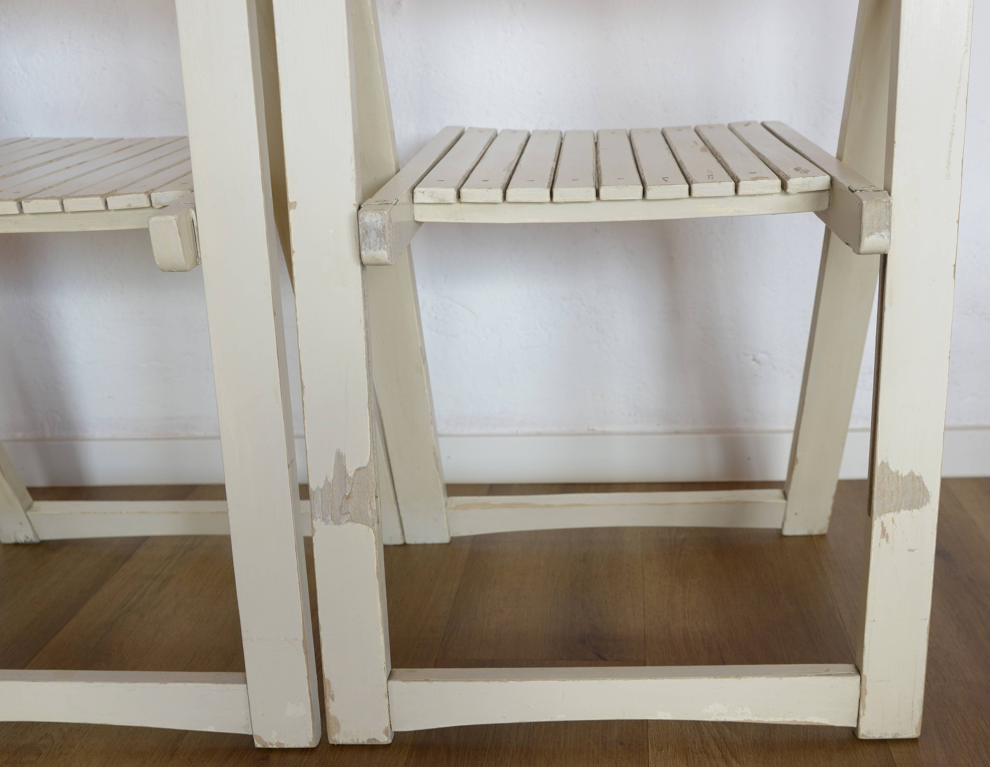 Set of 2 Trieste Folding Chairs Vintage from 1960's
