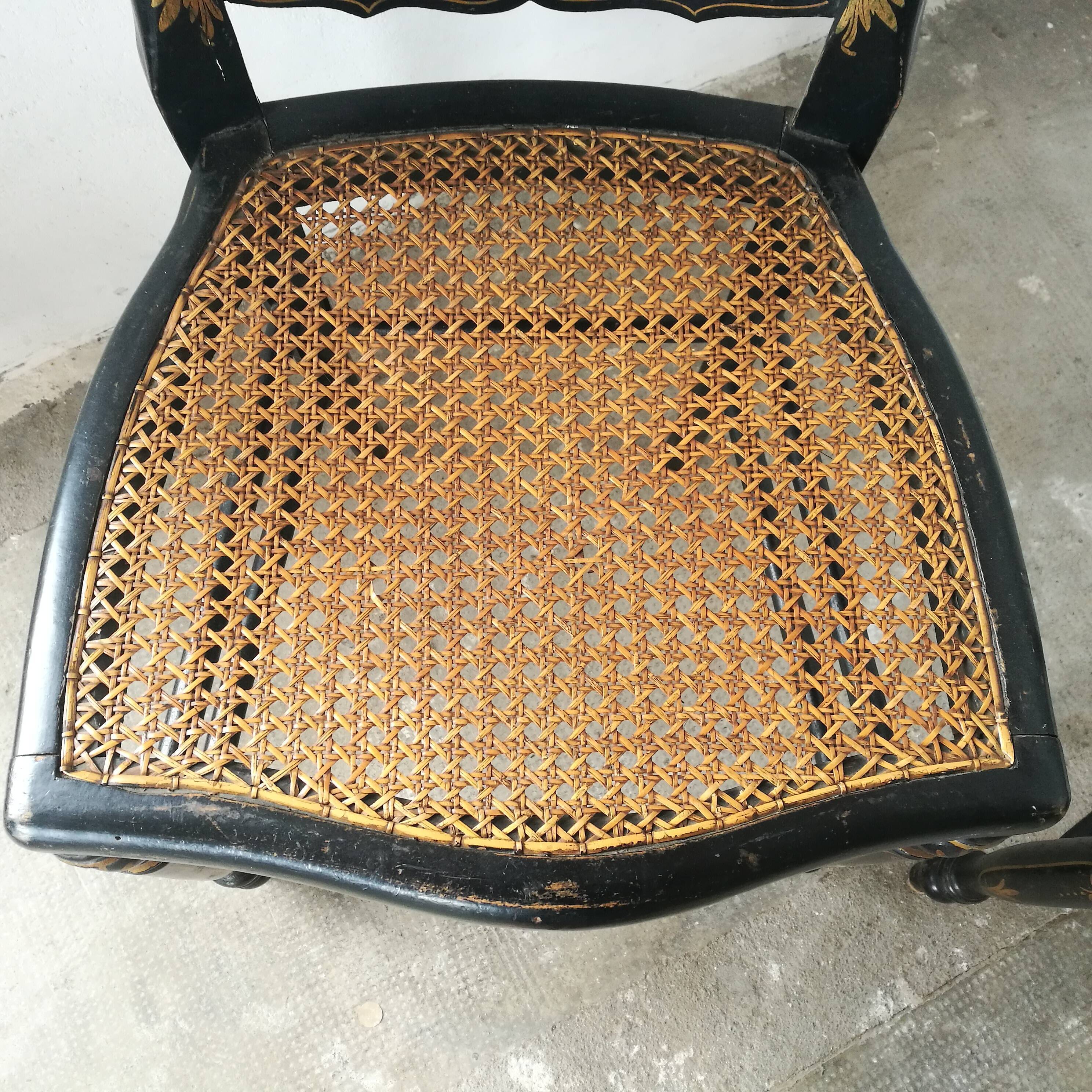 Paire de chaises Napoléon III