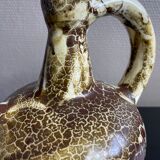Ceramic pitcher signed Pegomas