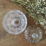 Vintage moulded glass candy