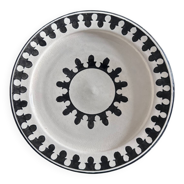 Plat oriental signé Hourbi Safi