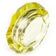 Art Deco ashtray, crystal, Czechoslovakia, 1950s
