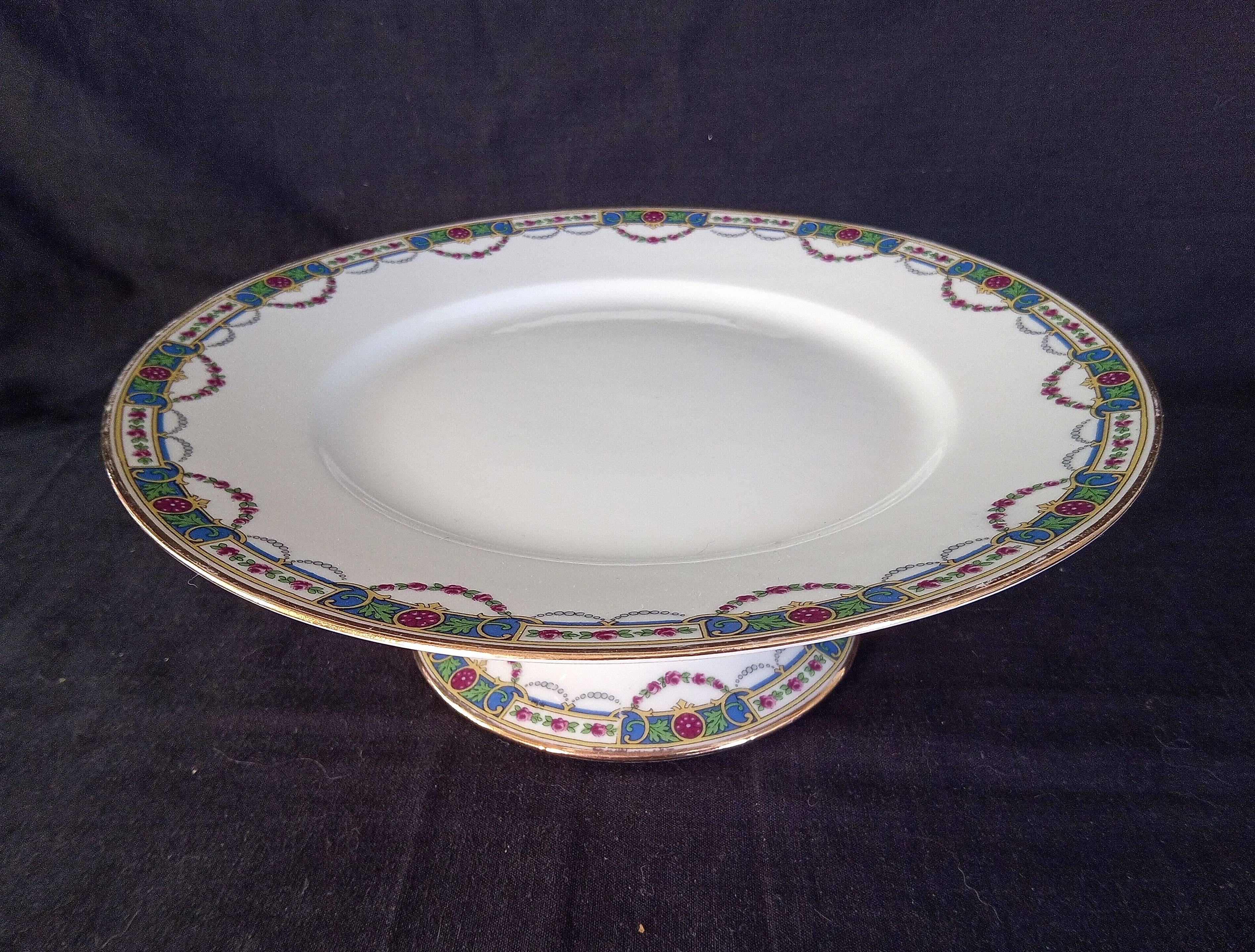 Limoges porcelain dessert service for 12 people, Jean Boyer and Nardon Lafarge (1920 - 1934)