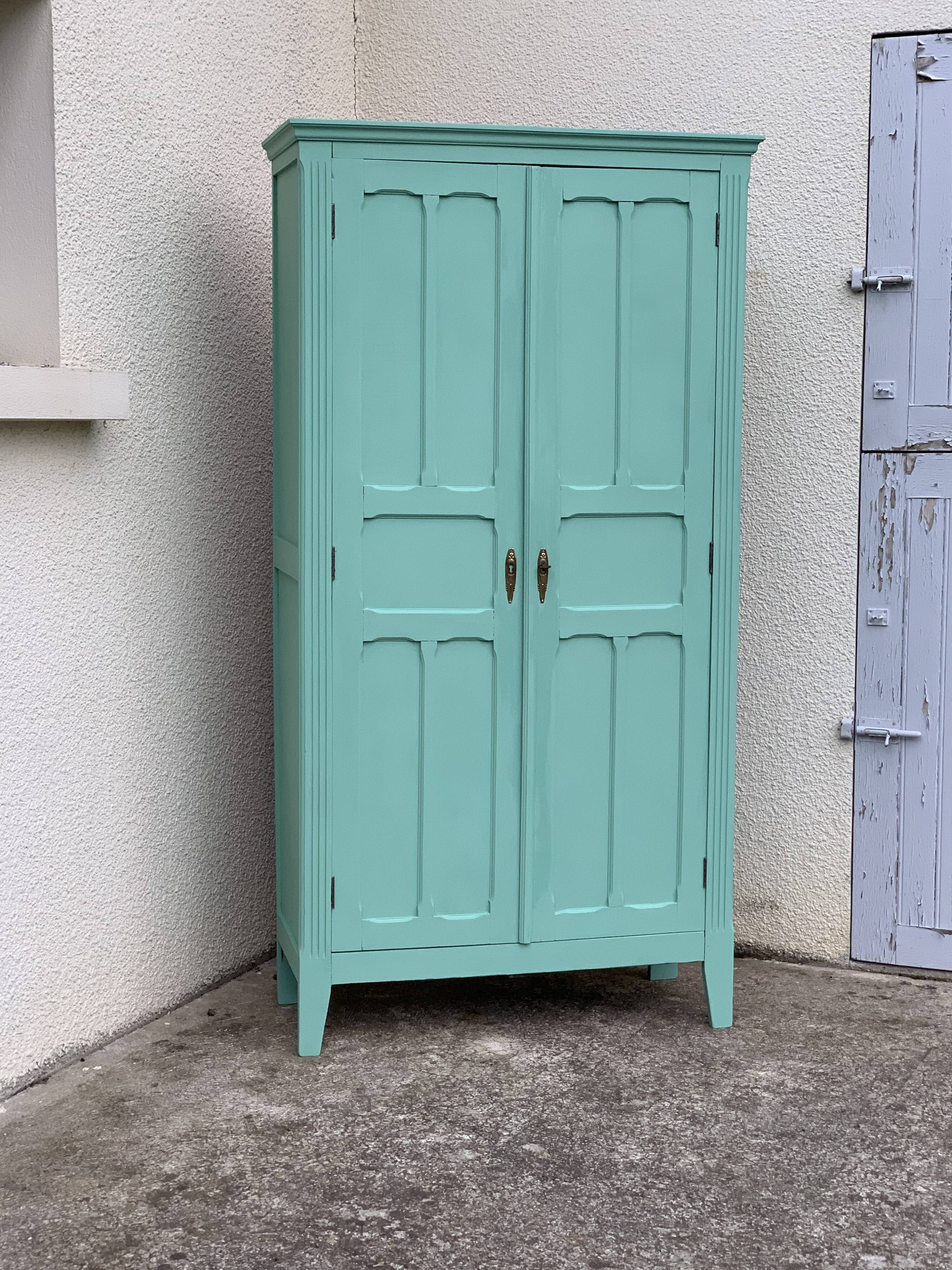 Parisian wardrobe art deco panel 1940