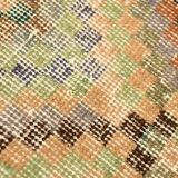 2x5 Turkish Multicolor Vintage Kitchen Runner Rug, 71x154Cm