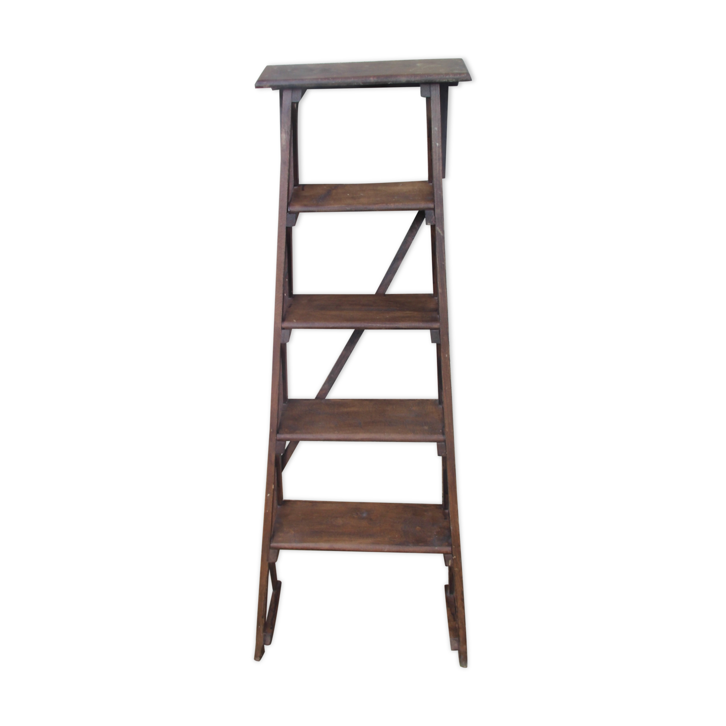 Wooden stepladder for decoration