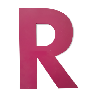 Pink letter r