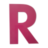 Pink letter r