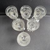 6 Wine glasses – Saint Louis Pasteur service