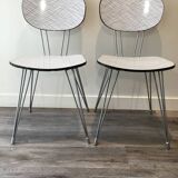 Set of 2 Formica chairs