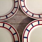 Series of 10 dessert plates