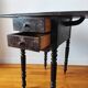 Table d’appoint ancienne à abattants style Napoleon III