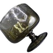 Coupe en verre bullé fumé