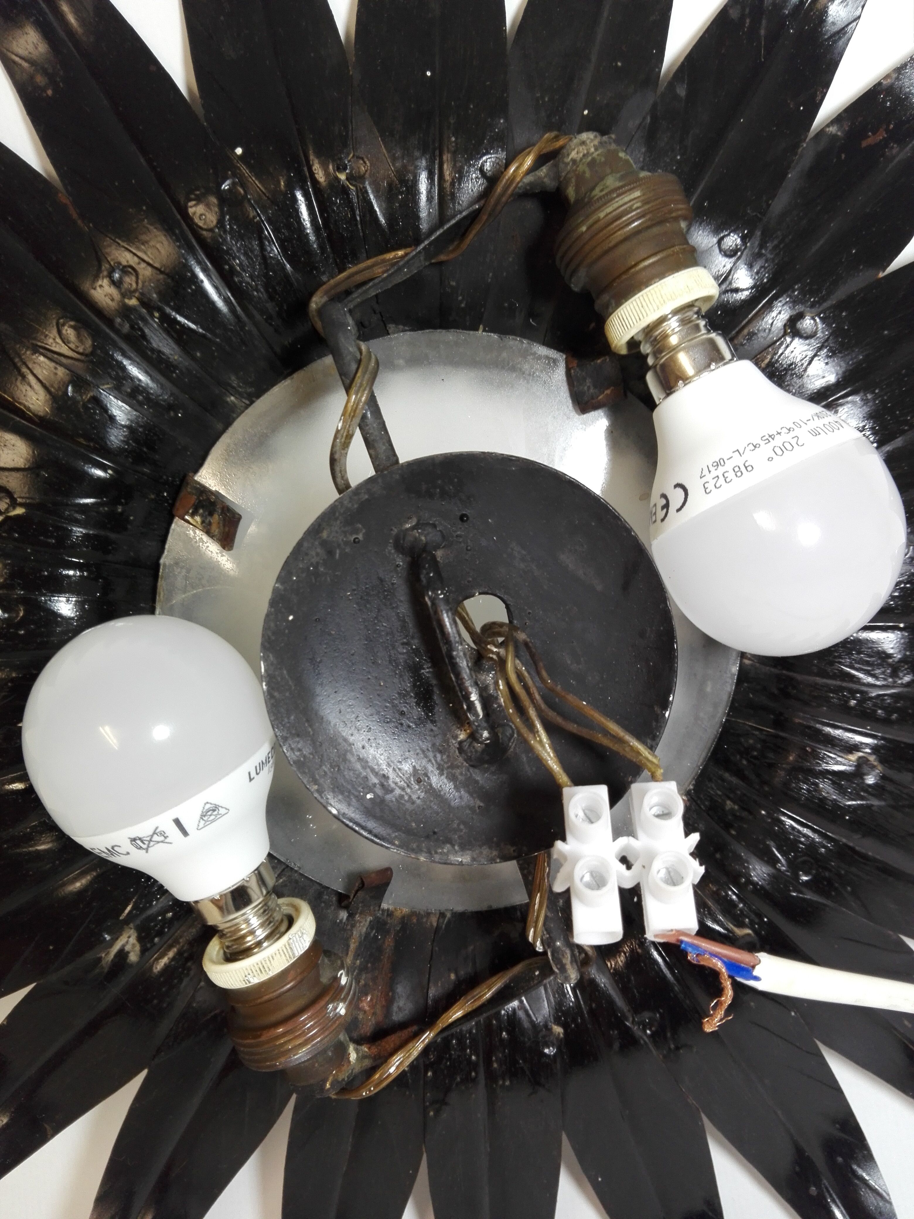 Lampara aplique pared y techo