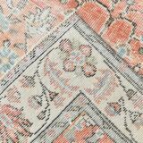 Red & Orange Floral Pattern Persian Rug, 119x200Cm