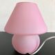 Paire de lampes champignon en verre