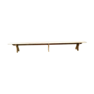 Large model oak farmhouse bench
