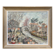 Mireille Richefort. Port du Somail. Oil on board.