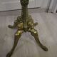 Standing coat rack in italian marble and vintage bronze from the 1960s