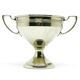 Secession basket sugar bowl, nickel-plated brass, Germany, early 20th century