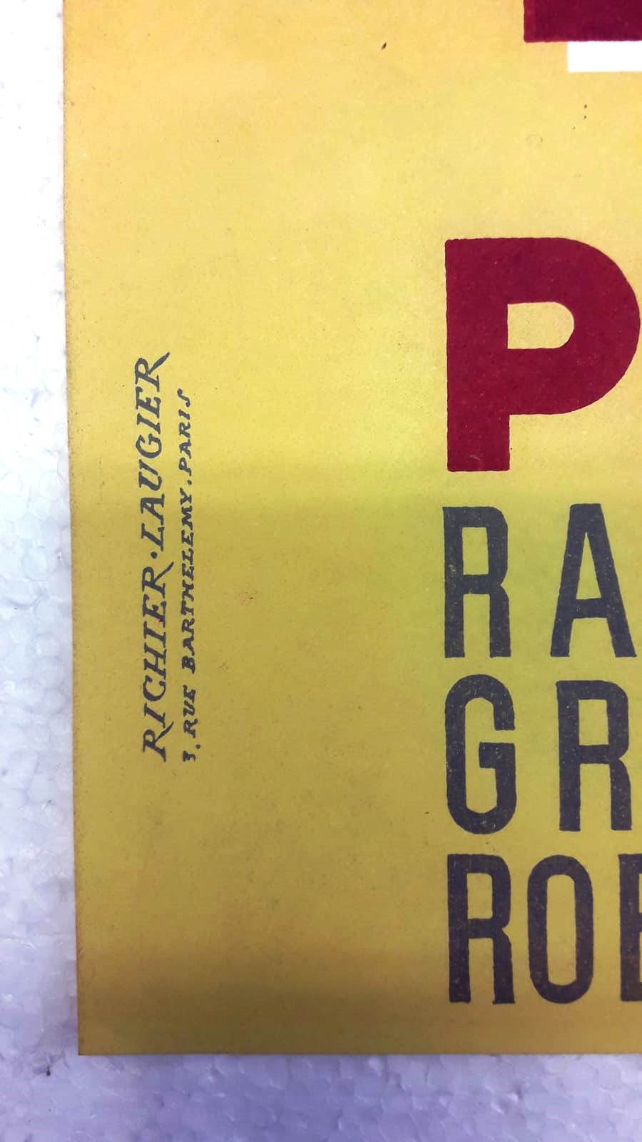 Original movie poster "LeCrime was almost perfect"1955 Hitchcock, kelly...