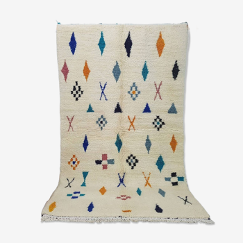 Tapis Marocain berbère 242 x 144 cm tapis Azilal en laine