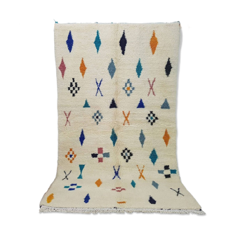 Tapis Marocain berbère 242 x 144 cm tapis Azilal en laine