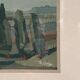 Original Swedish Oil on Paper – “Trees” by Gunnar Fohlin – Signed –