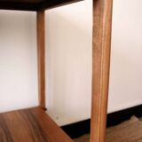 Vintage solid wood serving trolley