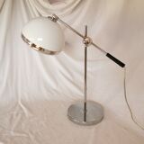 Articulated lamp, plastic and chrome, mushroom, 1970 style