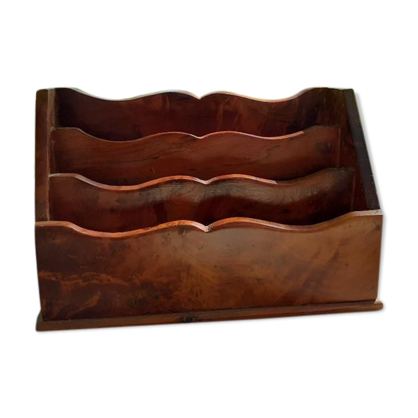 Wooden letter holder