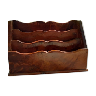 Wooden letter holder