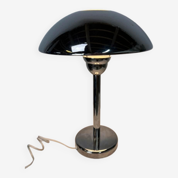 Lampe de table vintage chrome 'champignon'