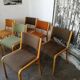 Set de 6 chaises scandinave plywood