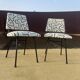 Paire de chaises des années 50