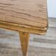 Table basse rectangulaire en hêtre et chêne des années 70
