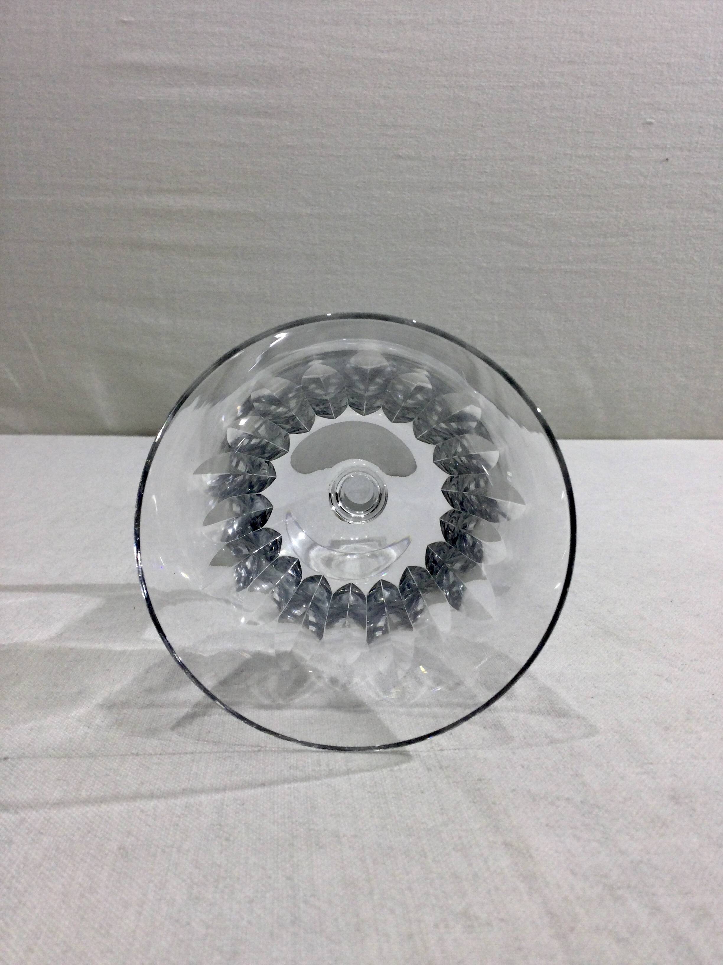 Baccarat – 12 white wine glasses in Baccarat Crystal Casino Model