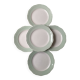 Set of 5 dessert plates