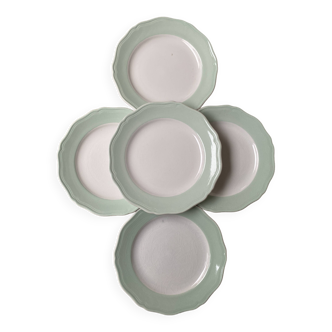 Set of 5 dessert plates