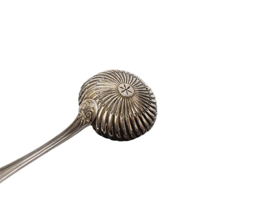Biedermeier marinated tomato spoon, France, 1900s