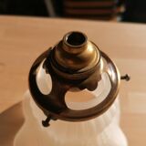 Set of 3 ancient tulip globes.