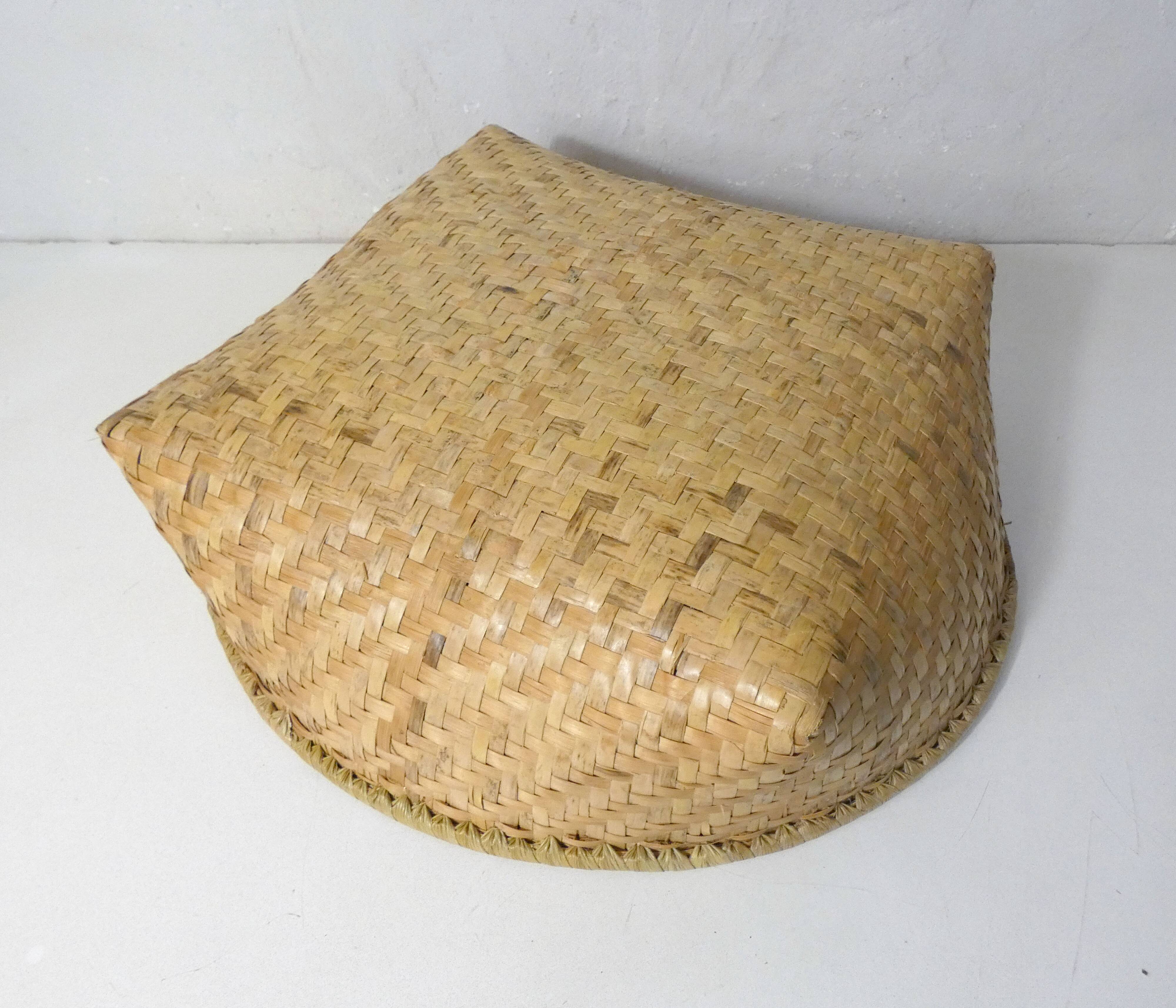 Ethnic rattan and bamboo basketwork