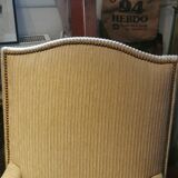 Louis XIII style armchair in sheep bone