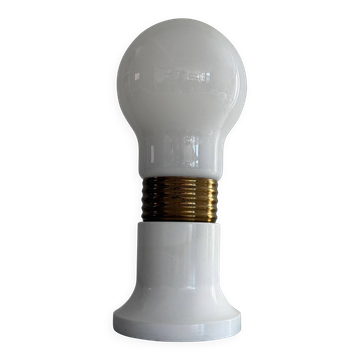 Lampe de table unique en verre et plexiglas, années 1960, Allemagne