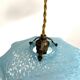 Clichy blue opaline pendant light