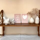 Rattan shelf
