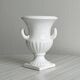 Cache-pot Médicis ancien en porcelaine blanche